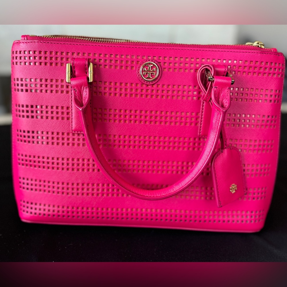 Tory Burch Leather Top Handle Bag